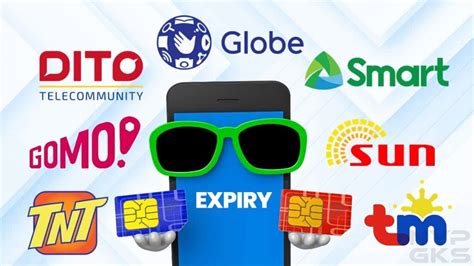 SIM card expiration of Smart, Globe, DITO, GOMO, TNT, TM